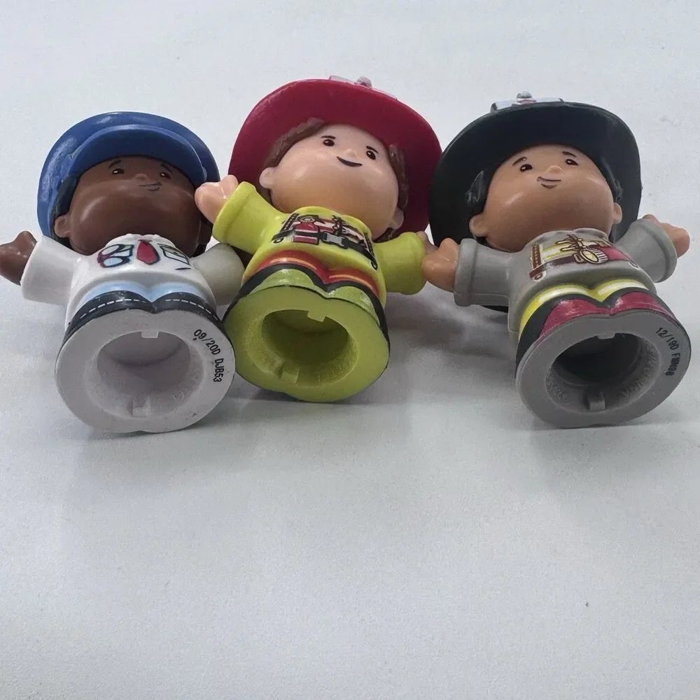 Lot of 6 Little People Figures Various Characters Careers Fireman Doctor